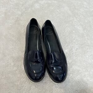 Dansko‎ Womens Size US 7.5 EU 38 Debra Loafer Blue Patent Leather Comfort Slipon